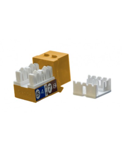 Вставка Hyperline (KJ9-8P8C-C5e-90-OR) в Волгограде Коннекторы Pintop.ru