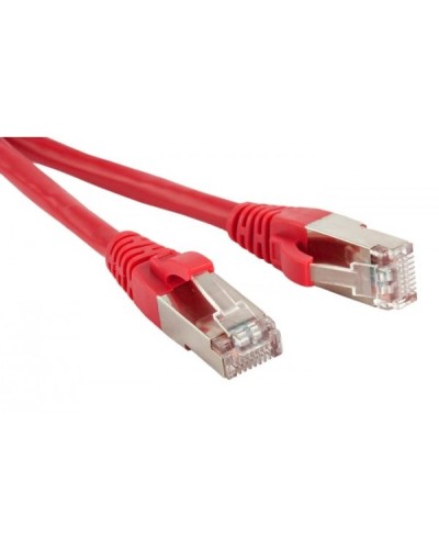 Патч-корд F/UTP Hyperline PC-LPM-STP-RJ45-RJ45-C6-5M-LSZH-RD в Волгограде Патчкорды (медные) Pintop.ru