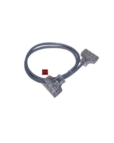 Патч-корд 110 тип - 110 тип, 1 пара, категория 6, 1 м, серый LANMASTER LAN-P4-P4-1.0/6 в Волгограде Патч-корды и пигтейлы Pintop.ru