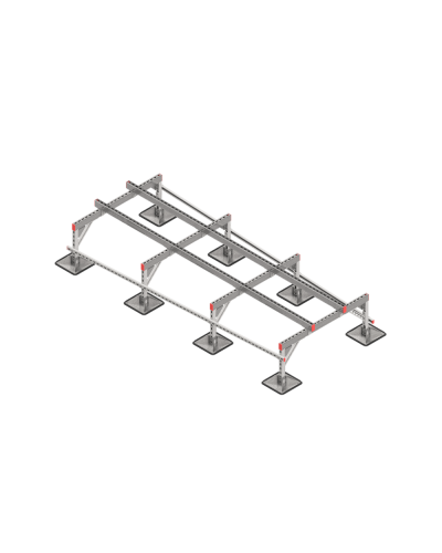 Опорная конструкция для установки оборудования TECHNORAPTOR STEELFOOT 1200х3000 тип 3 КМ-профиль (KM-TR-STF-SSEI-1200-3000-3) в Волгограде Системы видеонаблюдения Pintop.ru