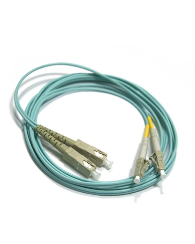 Шнур оптический LC-SC, duplex, 50/125, OM3, LSZH, 1 м LANMASTER LAN-2LC-2SC/OM3-1.0 в Волгограде Патч-корды оптические Pintop.ru