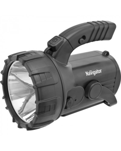 Фонарь Navigator 94 975 NPT-SP12-ACCU Прож/кемп 1LEDx3Вт+18+4LED аккум.3.7В 4Ач в Волгограде Источники света(Лампы) Pintop.ru