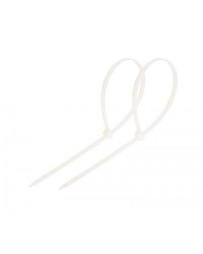 Стяжка нейлоновая неоткрывающаяся, безгалогенная (halogen free) 200x3.6мм, белая (100 шт) в Волгограде Стяжки-хомуты Pintop.ru