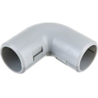 CI32G Угол 90 гр.(2част.) для труб D32мм, чёрный (1уп = 10шт) Экопласт (41232-10BL)