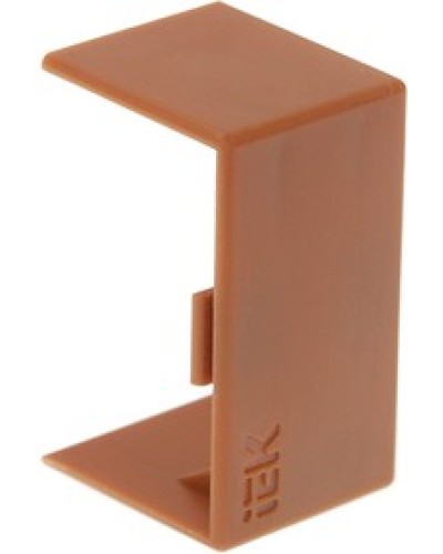 ELECOR Соединитель на стык КМС 40х16 дуб (4шт/компл) IEK (EL-KK10D-S-040-016-K11) в Волгограде Аксессуары для кабель-канала Pintop.ru