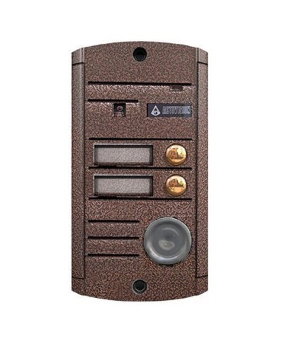 Видеопанель вызывная накладная цветная на 2 абонента с TM-считывателем Activision AVP-452 ТМ (PAL, медь) в Волгограде Вызывные видеопанели малоабонентные Pintop.ru