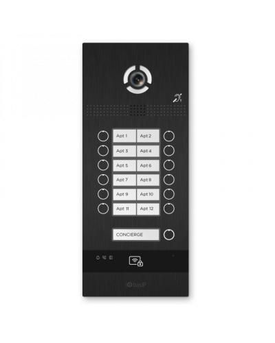 Вызывная панель BAS-IP BI-12FBI BLACK в Волгограде Вызывные видеопанели малоабонентные Pintop.ru