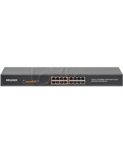 Коммутатор PoE 16-портовый Beward STW-16P8 в Волгограде Коммутаторы Pintop.ru