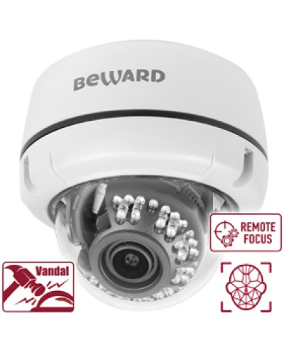 IP-камера видеонаблюдения антивандальная купольная Beward B2530DVZ в Волгограде IP-камеры Pintop.ru