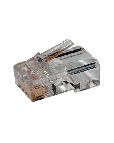 Коннектор RJ-45 под витую пару, категория 6 , универсальный (для одножильного и многожильного кабеля) Cabeus 8P8C-C6 в Волгограде Коннекторы и разъемы Pintop.ru