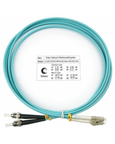 Шнур оптический duplex FOP-50-LC-ST-1,5m Cabeus в Волгограде Патч-корды и пигтейлы Pintop.ru