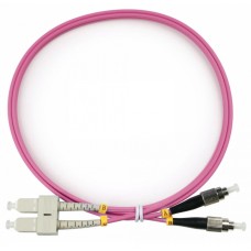 Шнур оптический duplex SC-FC 50/125 mm OM4 1,5м LSZH Cabeus FOP-50-OM4-SC-FC-1,5m