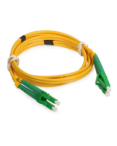 Шнур оптический duplex LC/APC-LC/APC 9/125 sm 20м LSZH Cabeus FOP(d)-9-LC/APC-LC/APC-20m в Волгограде Патч-корды оптические Pintop.ru