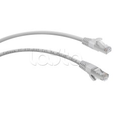 Патч-корд FTP, категория 5e, 1 м, экранированный, серый Cabeus PC-FTP-RJ45-Cat.5e-1m