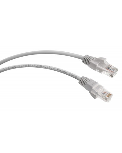 Шнур коммутационный 2xRJ-45/8P8C U/UTP кат.6 (0,5 м) Cabeus PC-UTP-RJ45-Cat.6-0.5m в Волгограде Патчкорды (медные) Pintop.ru