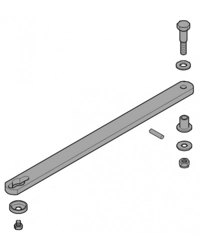Рычаг прямой с креплением F7024N Came 119RID292 в Волгограде Запчасти для шлагбаумов и автоматики Pintop.ru