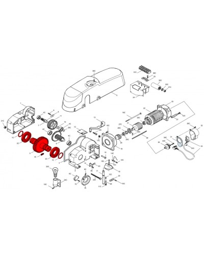 Электродвигатель E450 Came 119RIE139 в Волгограде Запчасти для шлагбаумов и автоматики Pintop.ru