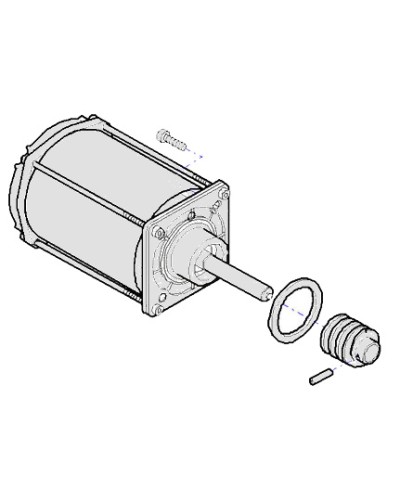 Электродвигатель G12000 в сборе Came 119RIG101 в Волгограде Запчасти для шлагбаумов и автоматики Pintop.ru