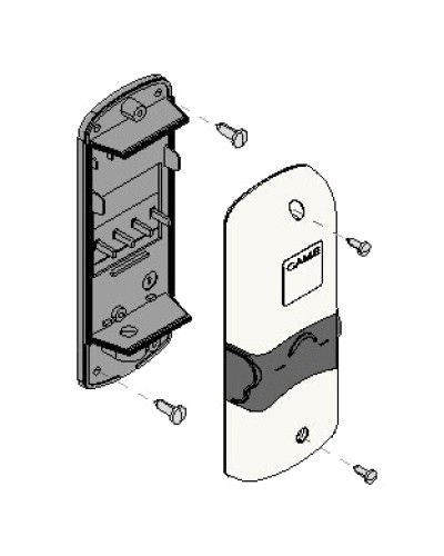 Корпус передатчика DIW01 DIW03 DB Came 119RIR257 в Волгограде Запчасти для шлагбаумов и автоматики Pintop.ru
