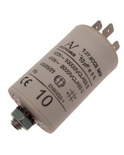Конденсатор 10 мкФ с гибкими выводами для приводов CAME ATI CAME 119RIR295 в Волгограде Запчасти для шлагбаумов и автоматики Pintop.ru