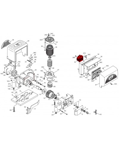 Конденсатор 9 мкФ с гибкими выводами Came 119RIR304 в Волгограде Запчасти для шлагбаумов и автоматики Pintop.ru