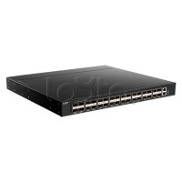 Управляемый L3 коммутатор с 32 портами 40GBase-X QSFP+, 2 источниками питания AC и 4 вентиляторами D-Link DQS-5000-32S/A1ASI