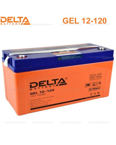 Аккумулятор свинцово-кислотный Delta GEL 12-120 в Волгограде Электротехническое оборудование Pintop.ru