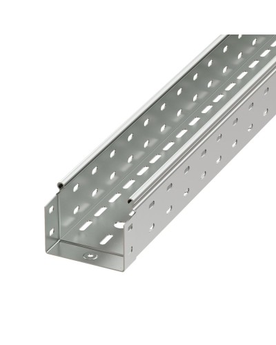 Лоток перфорированный 100х50 L3000 толщ.1,5 мм, горячеоцинкованный DKC (3526215HDZ) в Волгограде Аксессуары для лотков Pintop.ru