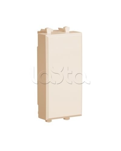 Заглушка Ванильная дымка Avanti модульная, 1 мод DKC 4405991 в Волгограде Аксессуары для стоек и шкафов Pintop.ru