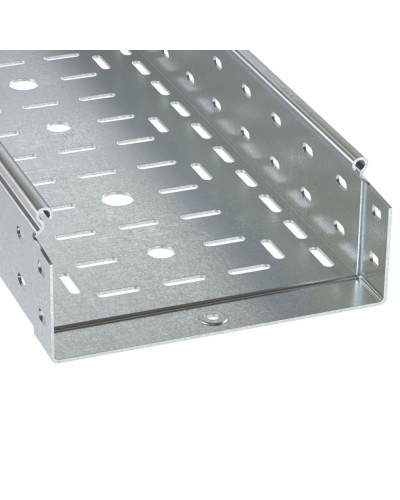 Лоток перфорированный 300х80 L3000 толщ.1,5 мм DKC 3530515 в Волгограде Кабельные лотки Pintop.ru