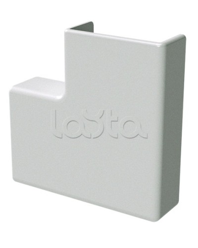 Угол плоский белый 22x10 DKC (00407R) в Волгограде Аксессуары для кабель-канала Pintop.ru