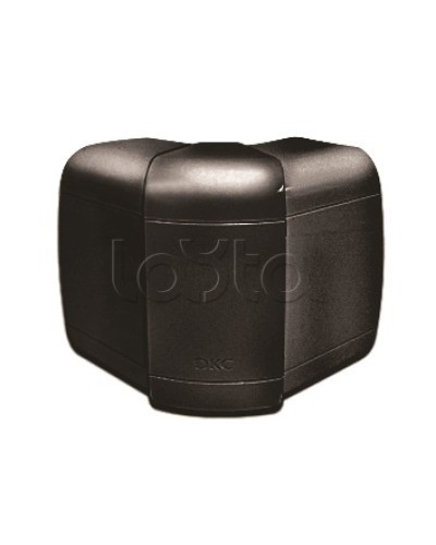 Угол внешний 110х50 мм, измен. черный DKC 01052A в Волгограде Аксессуары для лотков Pintop.ru