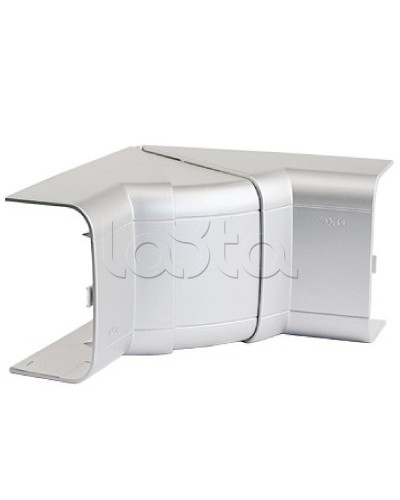 Угол внутренний 90х50 мм, изменяемый 70-120°, цвет серый металлик DKC 09551G в Волгограде Аксессуары для кабель-канала Pintop.ru