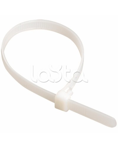 Хомут-стяжка нейлоновый, стандартный P6.6 3.6х370 белый DKC 25208 (100 шт/уп) в Волгограде Стяжки-хомуты Pintop.ru