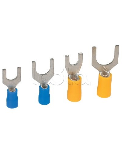 Наконечник вилочный с изолир.фланцем 1,5-2,5 кв.мм 3 мм (НВИ) DKC 2B13P в Волгограде Крепежные изделия Pintop.ru