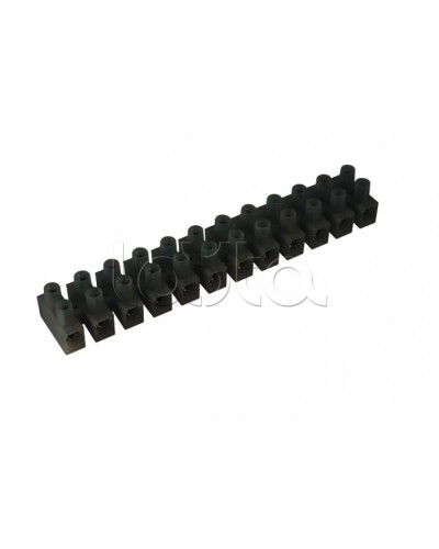 Клеммник полипропиленовый черный 12р 6 кв.мм DKC 43312PL/R в Волгограде Клеммные колодки Pintop.ru