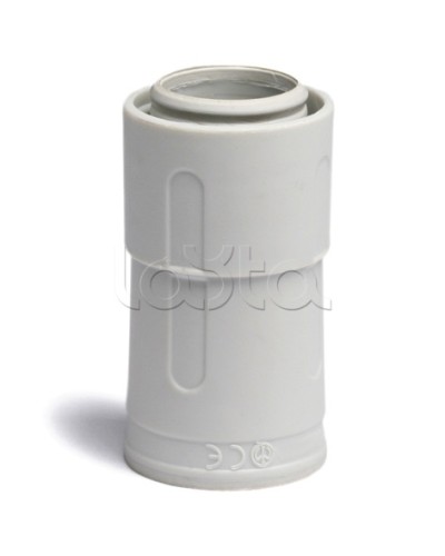 Переходник армированная труба - жесткая труба DKC 20 мм 55220 в Волгограде Повороты, муфты, тройники Pintop.ru