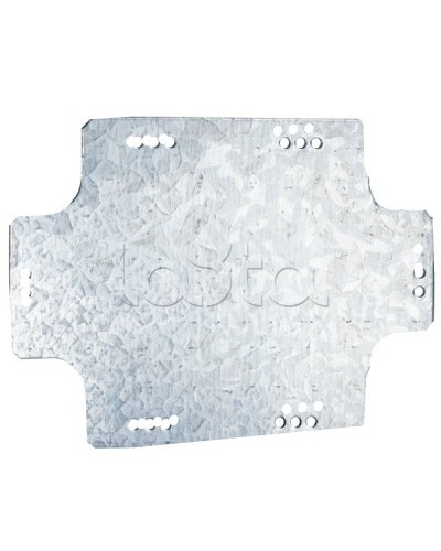 Монтажная пластина из оцинк. стали 206х164х1,5мм, для коробок 240х190мм DKC 59607 в Волгограде Крепежные изделия Pintop.ru