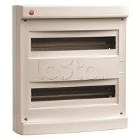 Щиток настен.без двер.36мод.,IP40,сер.,с усил. клем.блок.2х87312 DKC 83736