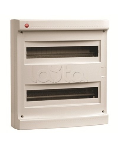 Щиток настен.без двер.36мод.,IP40,сер.,с усил. клем.блок.2х87312 DKC 83736 в Волгограде Боксы для автоматов Pintop.ru