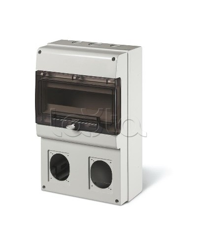 Корпус на 12 модулей и 2 поста с основанием 70х87 мм. Тип M400 DKC DIS6723300 в Волгограде Аксессуары для стоек и шкафов Pintop.ru