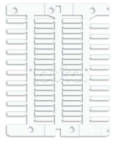 Маркировка для провода, жесткая, для трубочек. 4х18мм. Белая DKC NUT18 в Волгограде Крепежные изделия Pintop.ru
