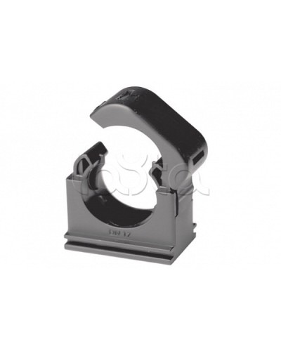 Держатель с крышкой DN 7 мм, полиамид, цвет чёрный DKC PASW07N в Волгограде Крепежные изделия Pintop.ru