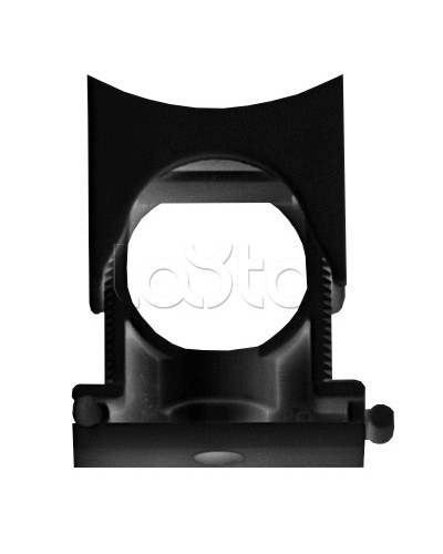 Держатель с крышкой DN23-29мм, полиамид,чёрный DKC (PASW2329N) в Волгограде Держатели, клипсы, скобы Pintop.ru