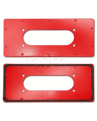 Фланец красный для ST с перф. Тип 3 DKC R5FPST01-RAL3000 в Волгограде Аксессуары для стоек и шкафов Pintop.ru