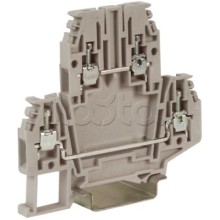 Зажим клеммный проходной 2.5 кв.мм DKC ZDB100GR