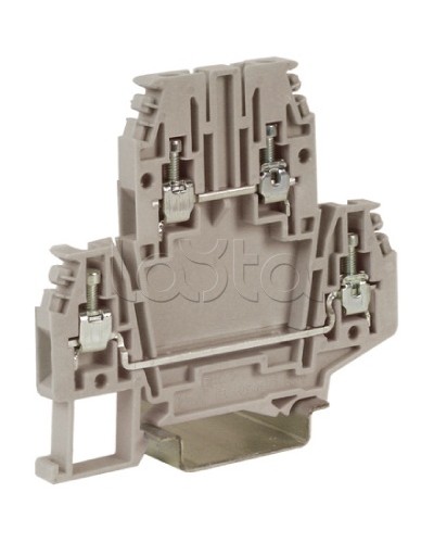 Зажим клеммный проходной 2.5 кв.мм DKC ZDB100GR в Волгограде Клеммные колодки Pintop.ru