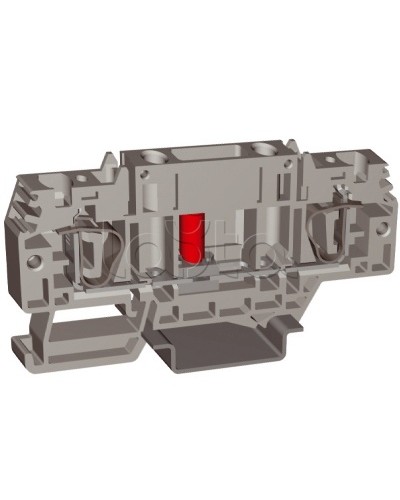 Зажим HSCB.4GR, тестовый с разъединителем, серый , 4 кв.мм DKC ZHB100GR в Волгограде Держатели, клипсы, скобы Pintop.ru