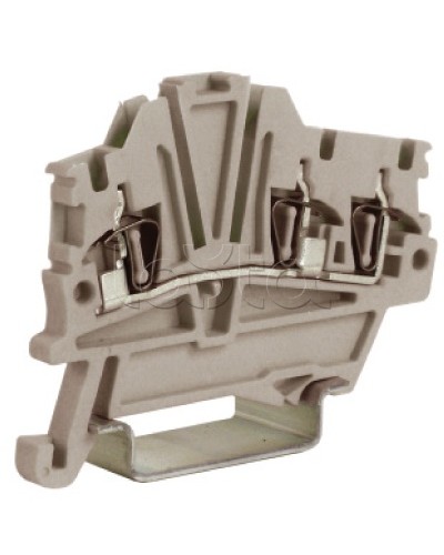 Зажим 1,5 кв.мм серый 1 ввод/2 вывода DKC ZHM410GR в Волгограде Держатели, клипсы, скобы Pintop.ru