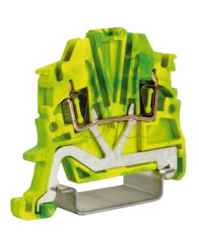 Зажим для заземления, 1,5 кв.мм желто-зеленый DKC ZHT400 в Волгограде Держатели, клипсы, скобы Pintop.ru